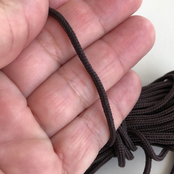 5/$10   9 YARDS 2MM Paracord Parachute Cord  DARK BROWN - Picture 2 of 3
